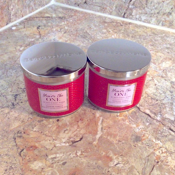 Bath and Body Works Your The One Candles - Picture 1 of 2